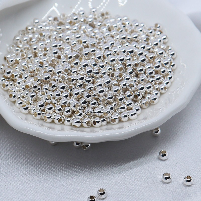 silver 7mm 100pcs/pack