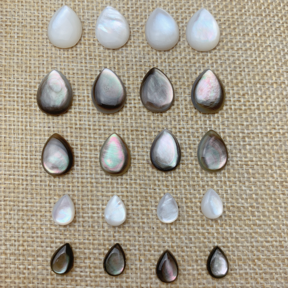 White shell 9.8*13.8mm