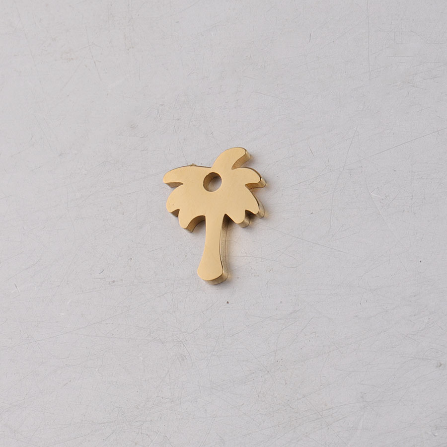 Golden coconut tree 12*9.8mm