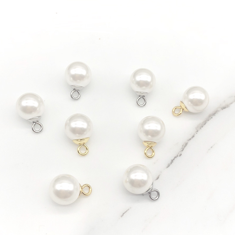 Golden imitation pearl 10mm