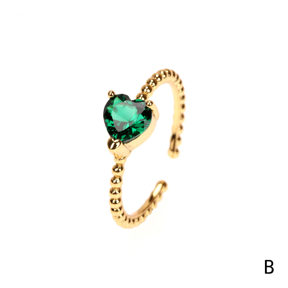 7:green spinel heart