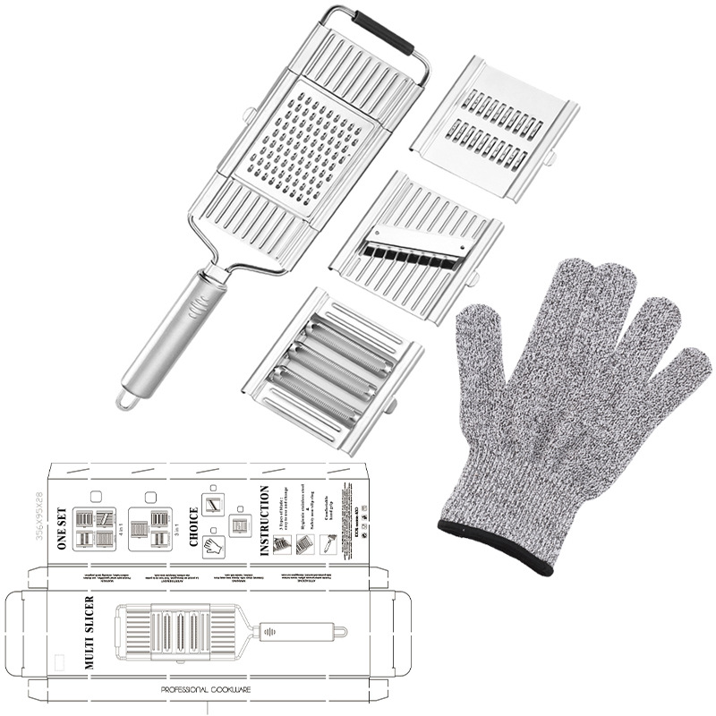 four piece, gloves, color box