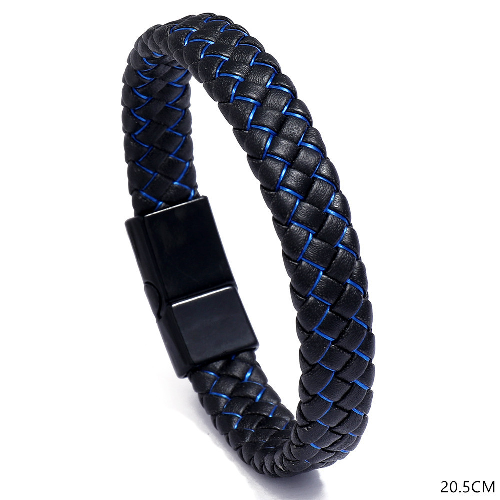 2:Black blue   black buckle 20.5cm