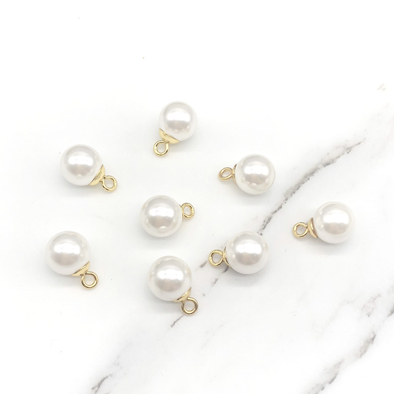 Golden imitation pearl 8mm