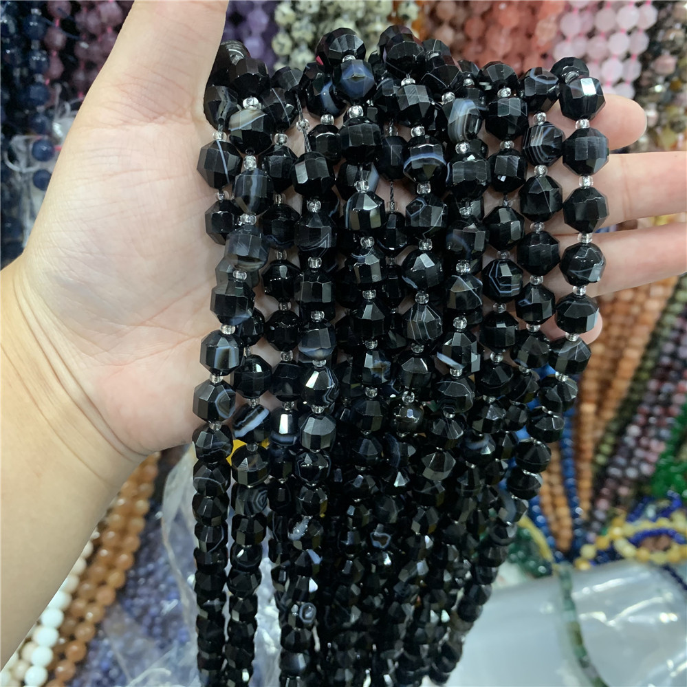 Striped Black Onyx 10mm