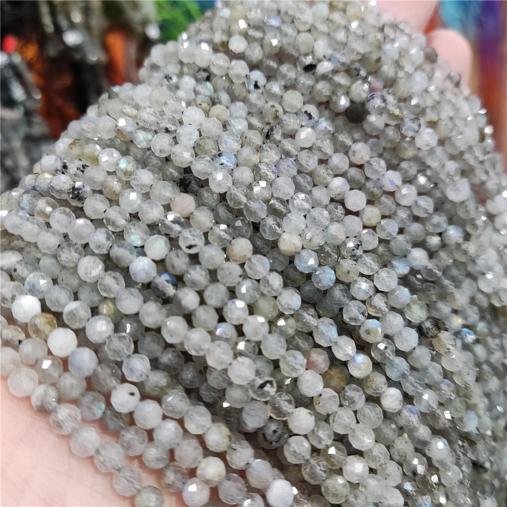 6:4mm gray glitter stone (poor)