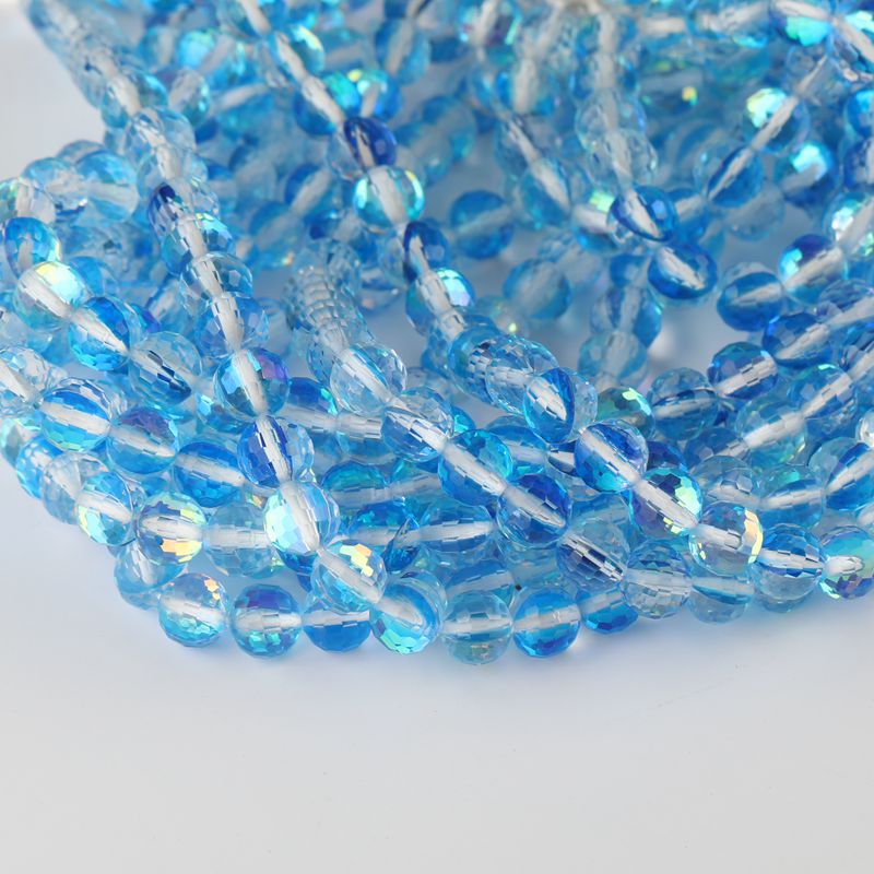 light blue 6mm, 60pcs/strand