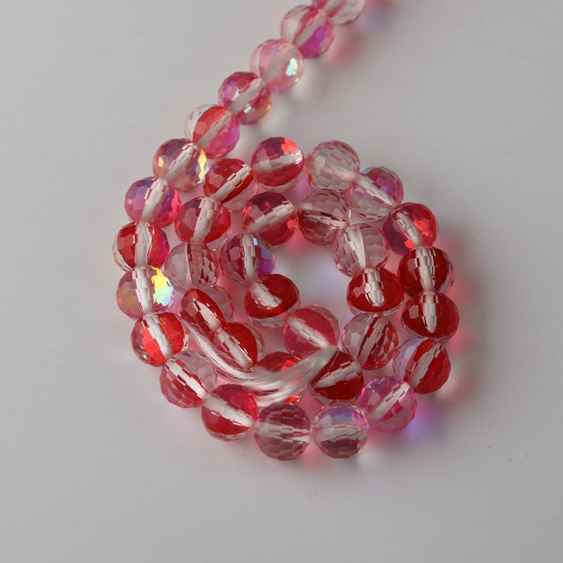 rose red 8mm, 45pcs/strand