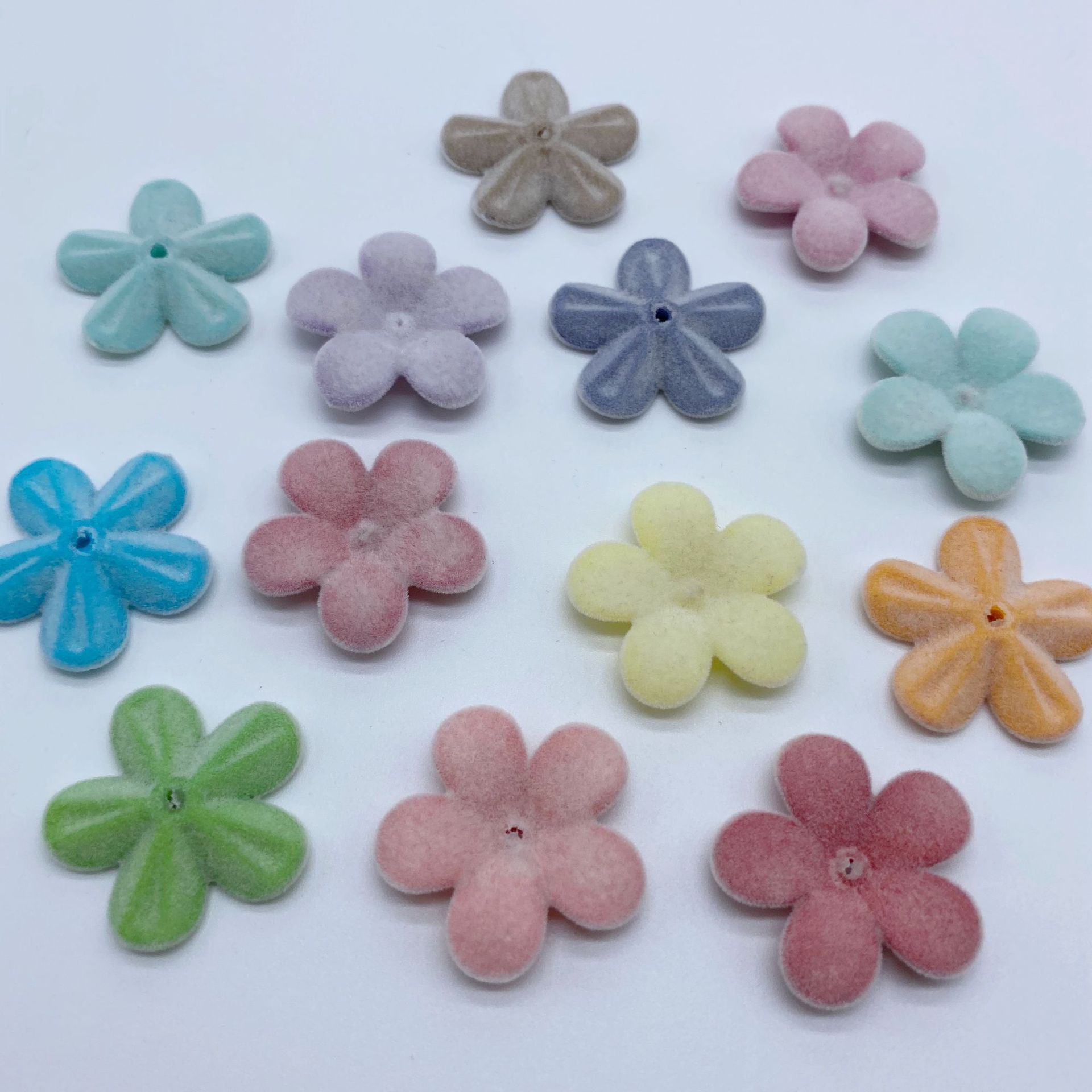 1:Five petal flower mixed color 30mm