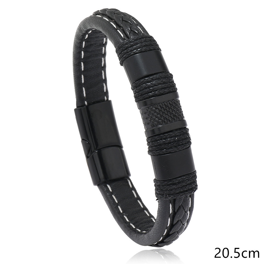 Black skin + black buckle 20.5cm