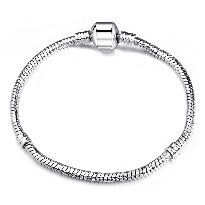 5:19cm round buckle snake bone chain