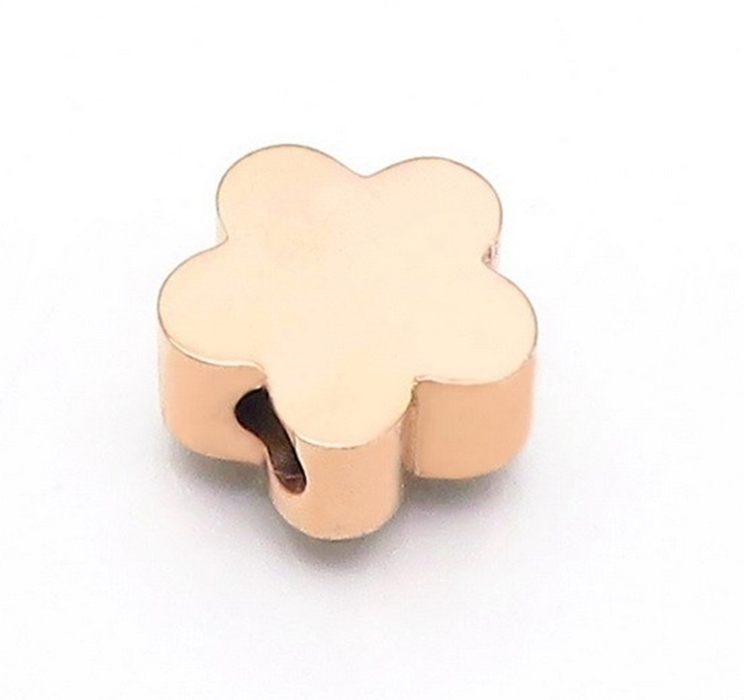 4:Rose Gold Flower 8mm