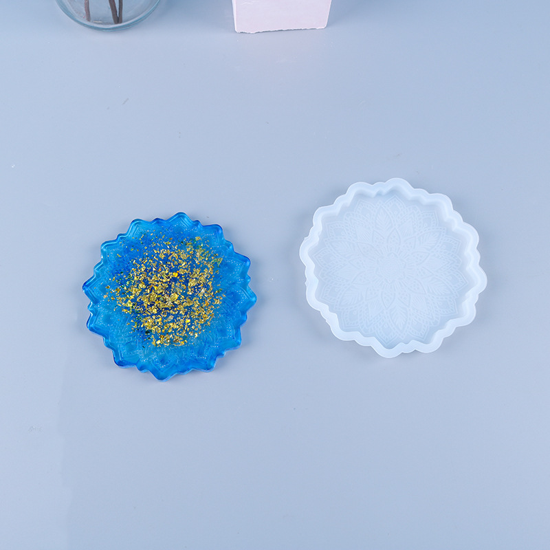 1:Sunflower coaster mold (small)