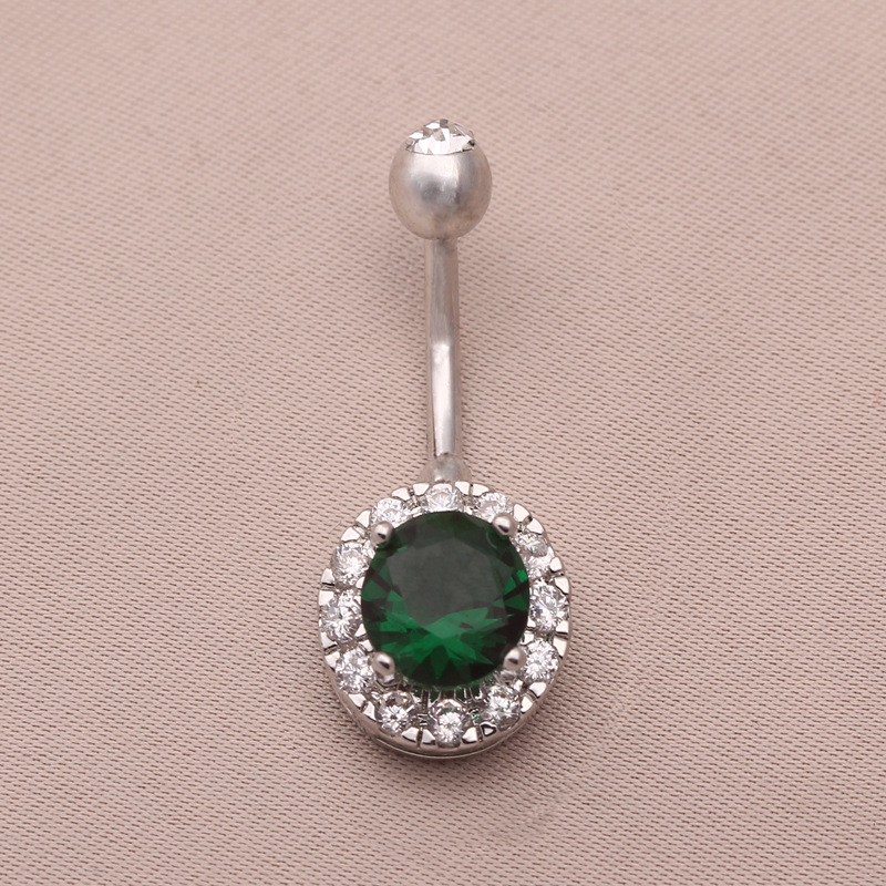 White Gold Emerald, 12x28mm