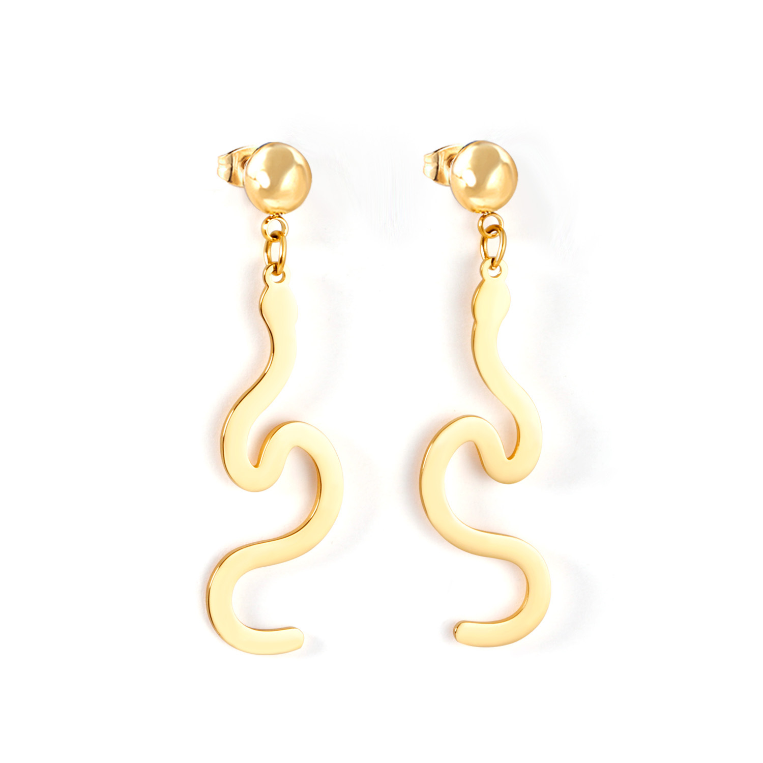 5:Snake earrings 11*35mm