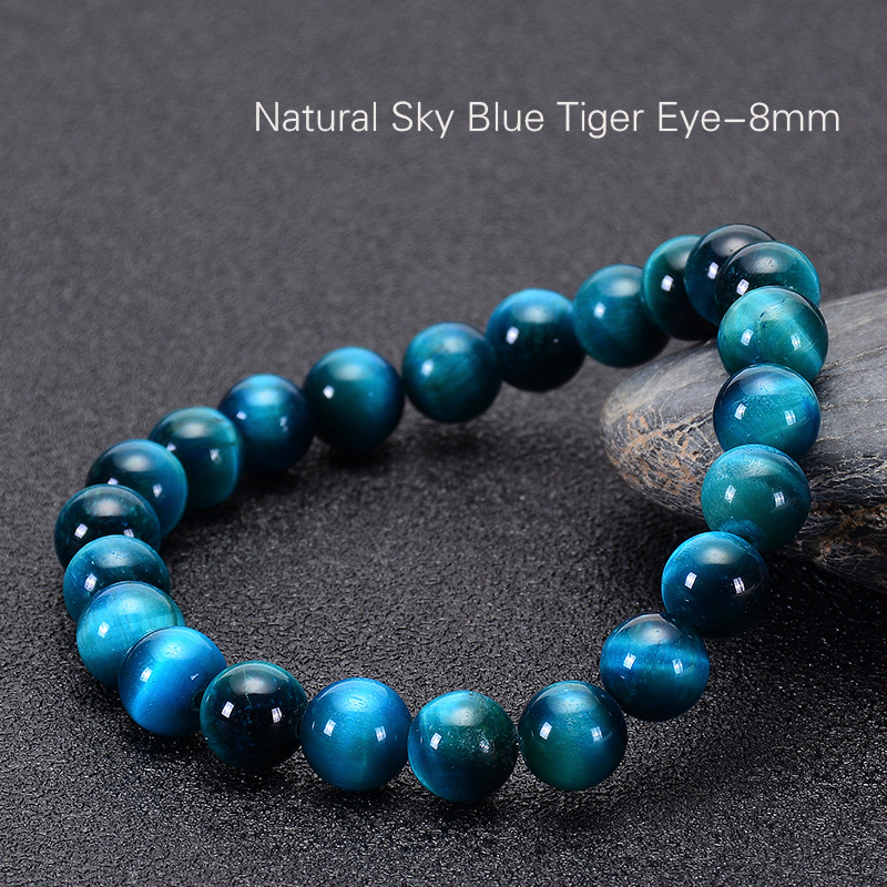 2:Dark blue tiger eye (8mm)