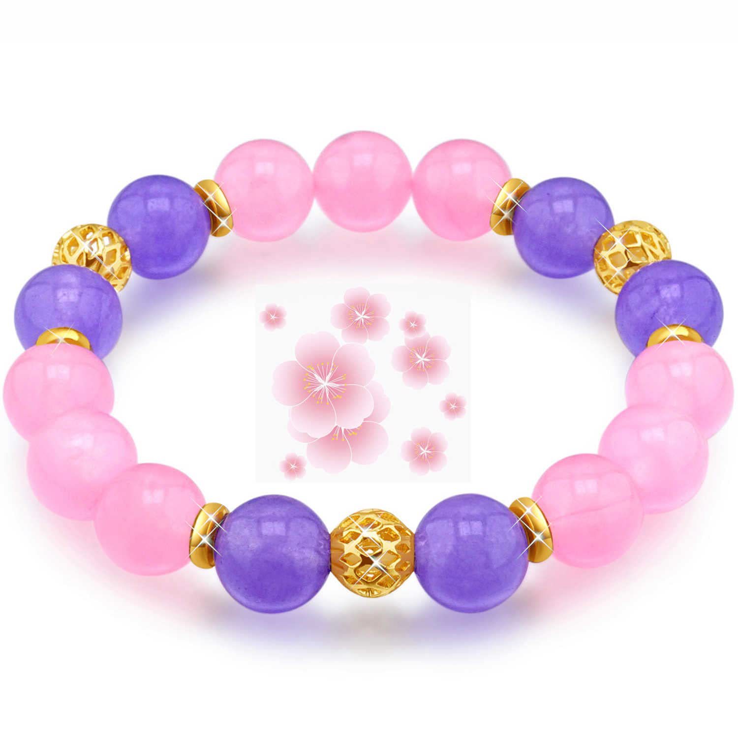 1:10MM pink jade   purple jade