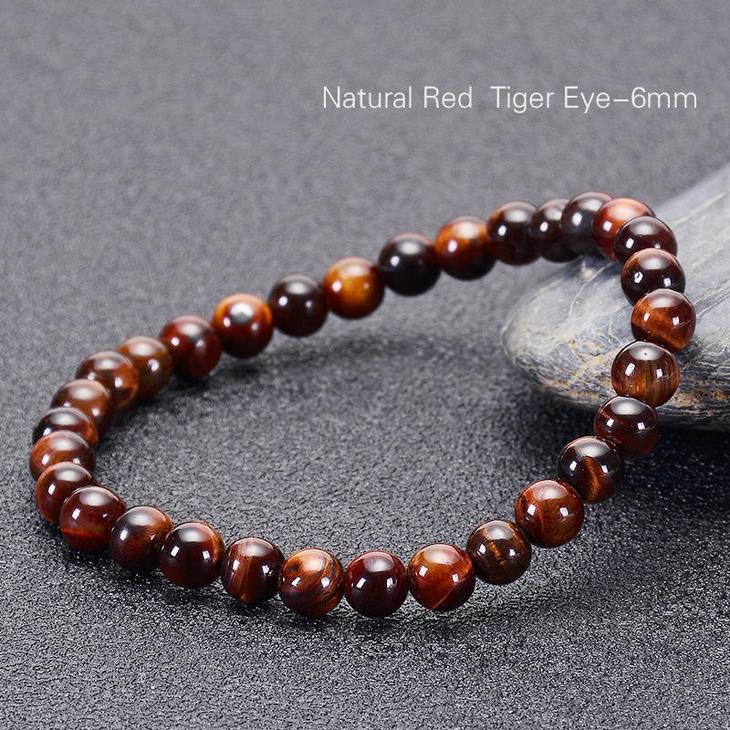 Natural Red Tiger Eye (6mm)