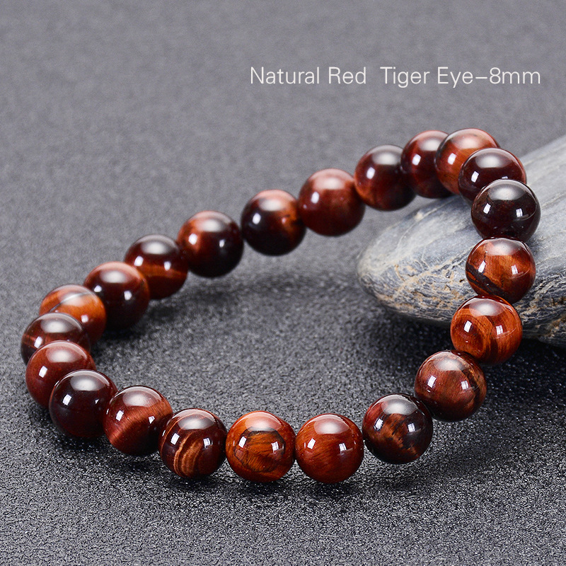 Natural Red Tiger Eye (8mm)