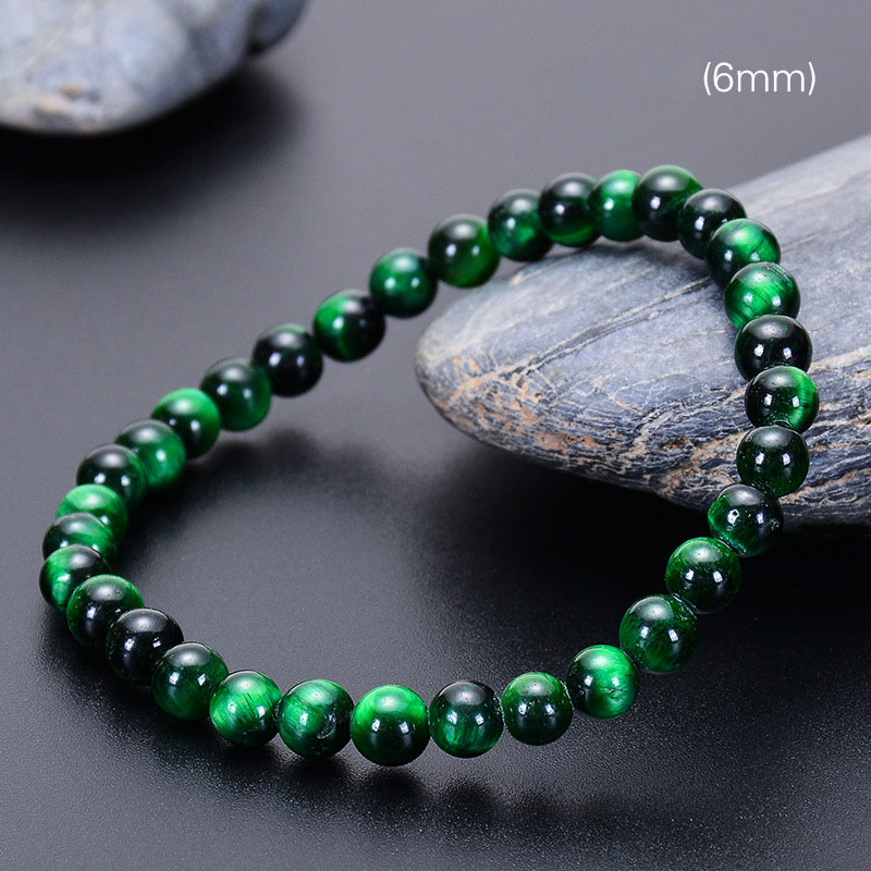 9:Natural green tiger's eye (6mm)