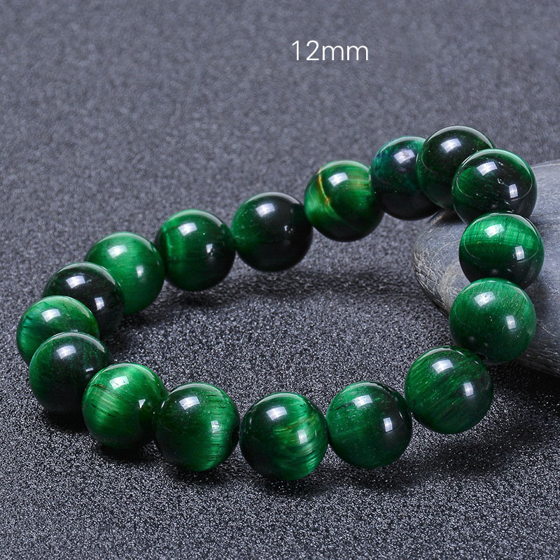 12:Natural green tiger's eye (12mm)