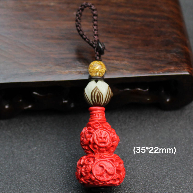 4:[Rich models] Cinnabar gourd keychain