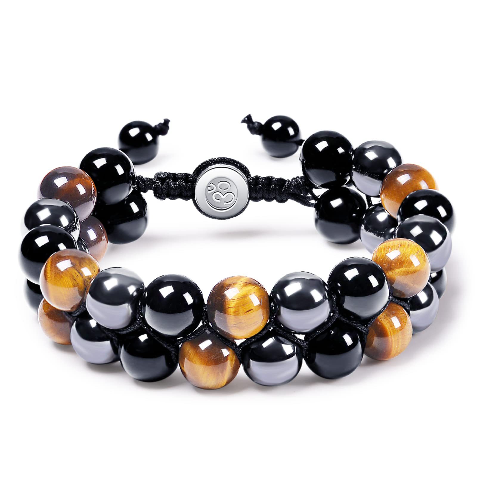 10MM Tiger Eye Double Layer Bracelet