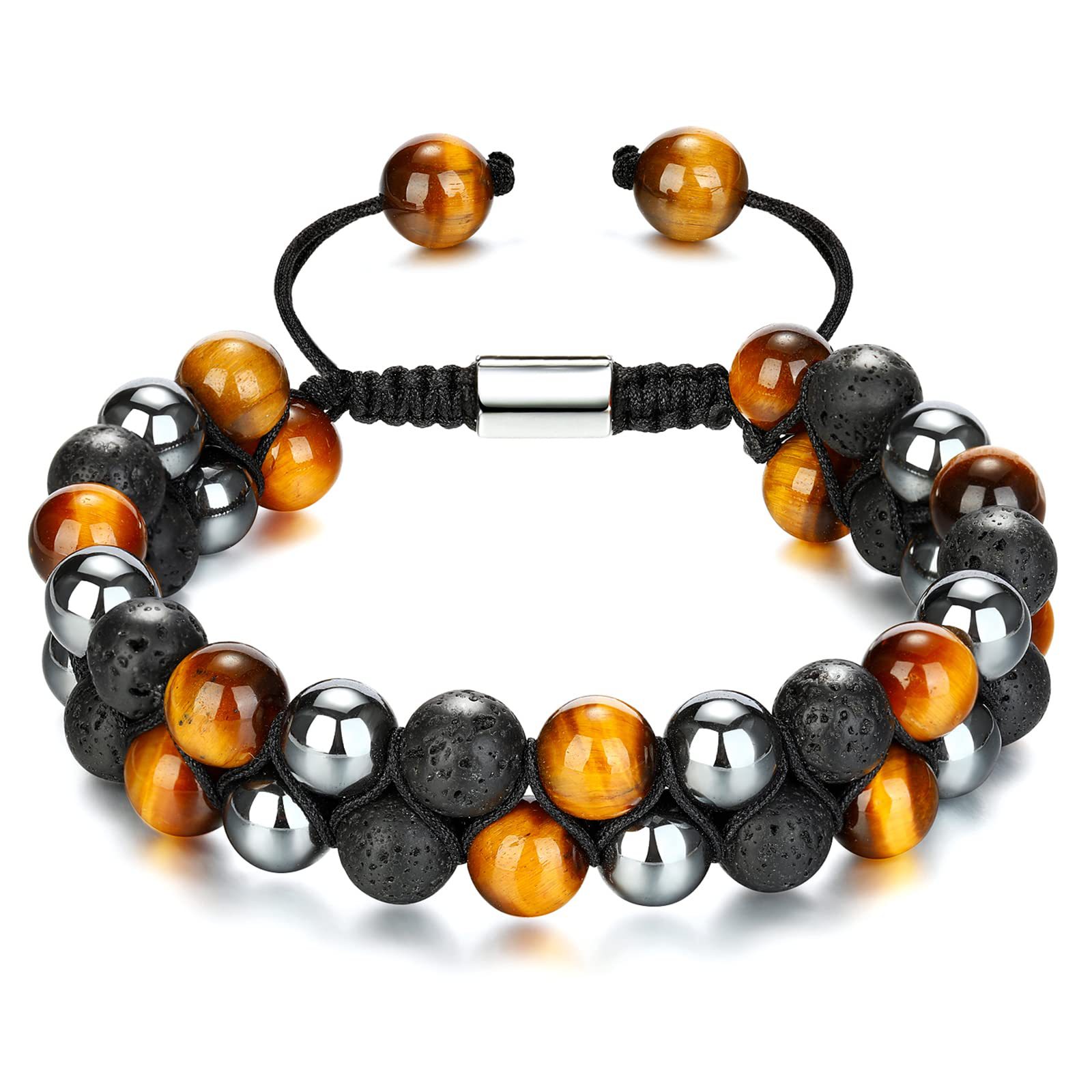 6:8MM volcanic stone tiger eye