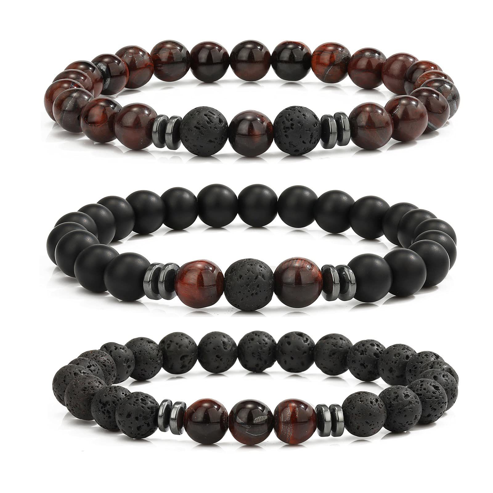 12 Red Tiger Eye