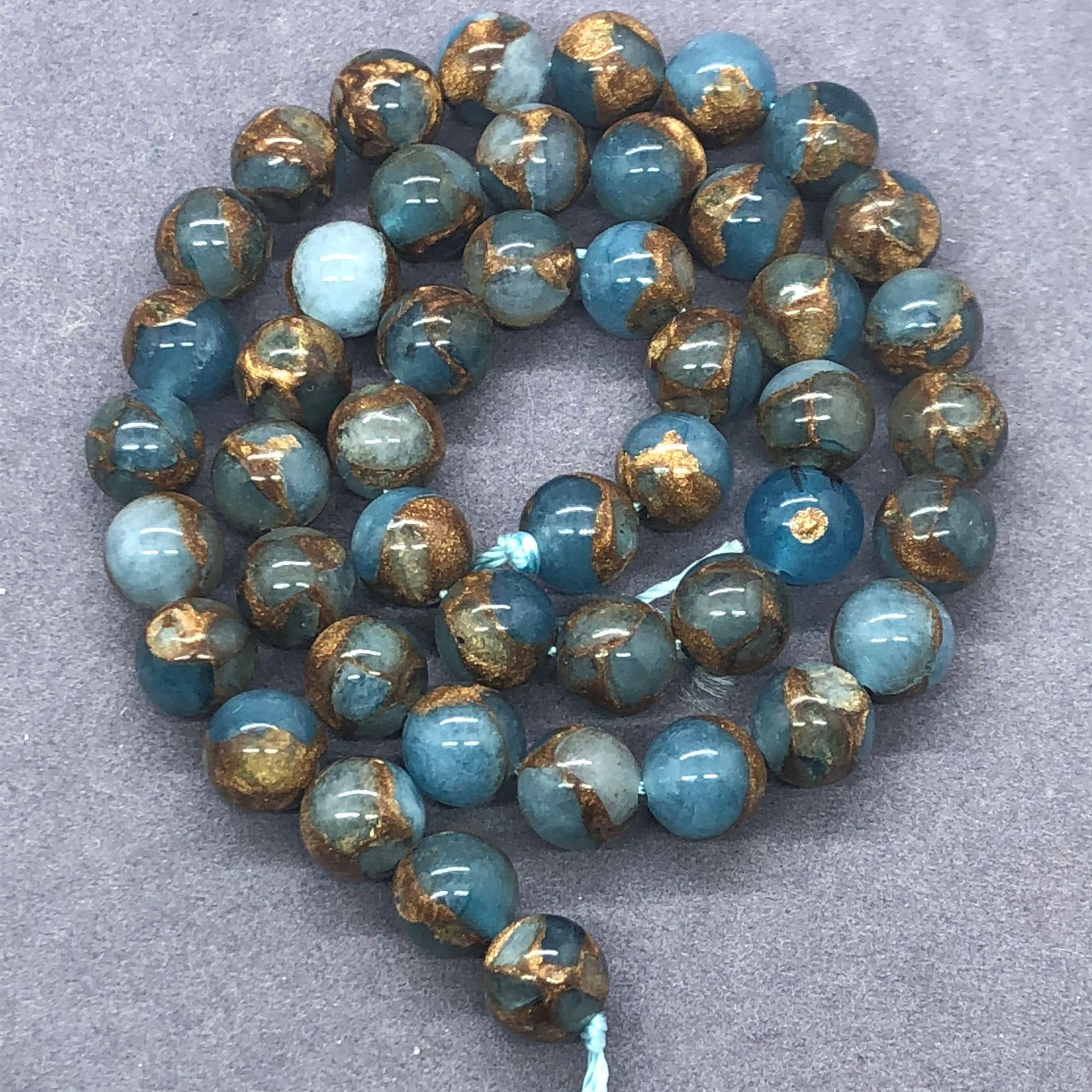 No. 5 blue 10mm (≈38 pieces)