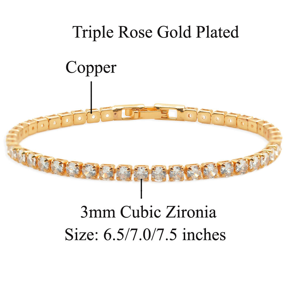 Rose gold 18cm