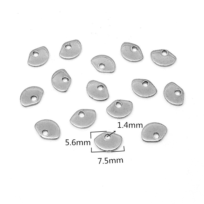 Fan tags1*5.6*7.5hole 1.4mm