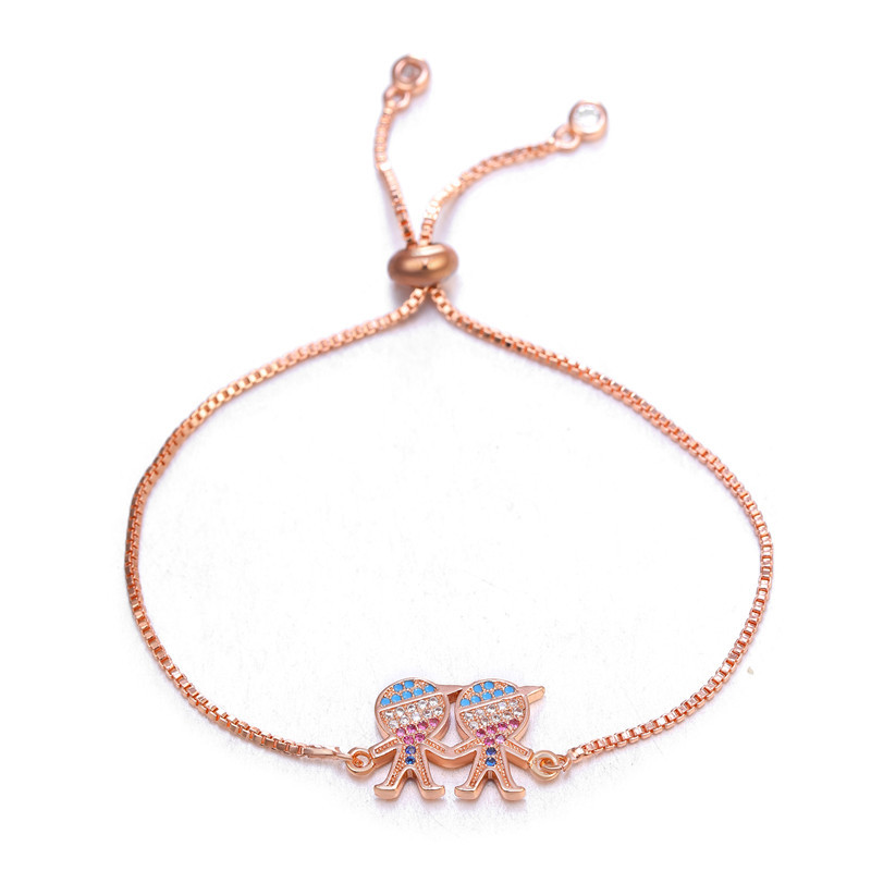 6:Rose gold bracelet