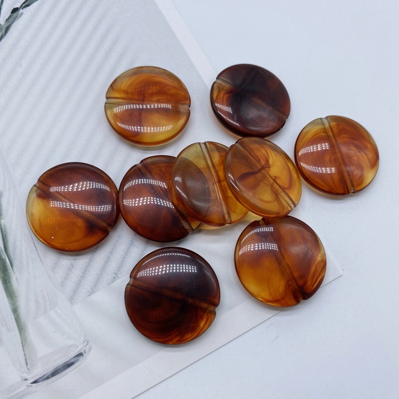 25mm amber disc