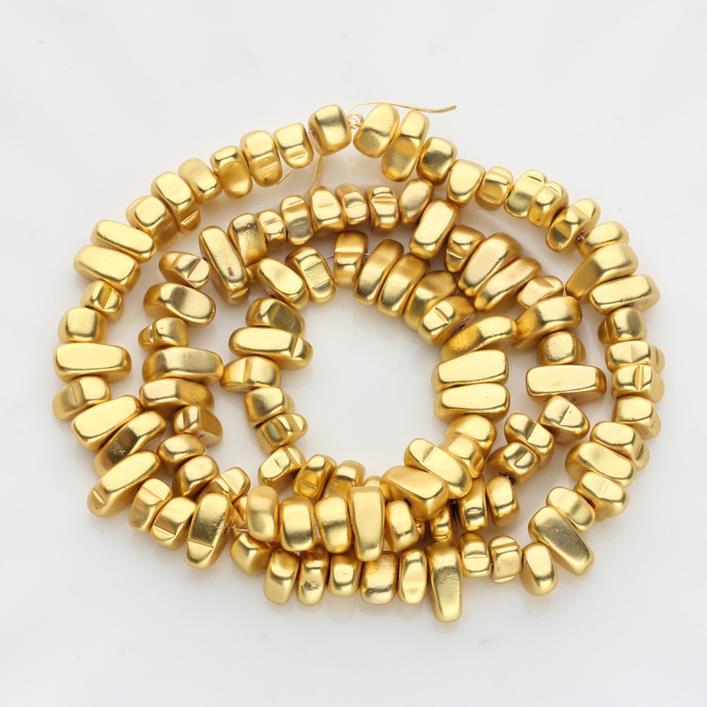 18K dull gold