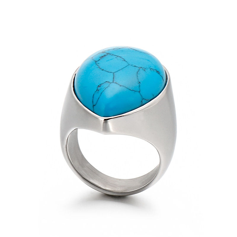 Sky blue stone No. 7