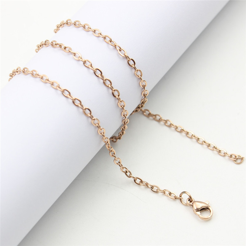 13:Rose Gold 1.9mm*45cm