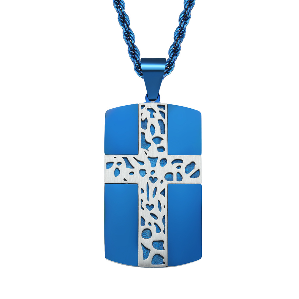 3:blue with chain