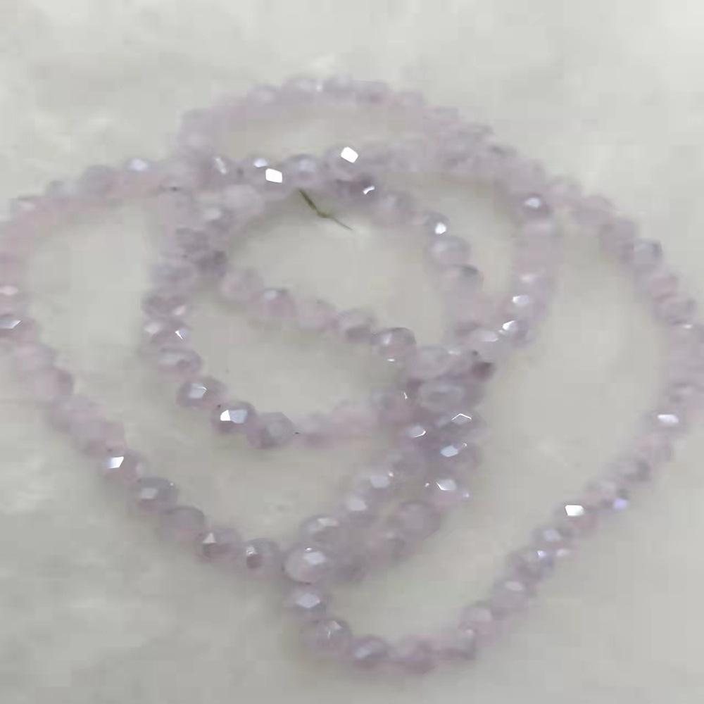 Pink jade light blue gray 2mm