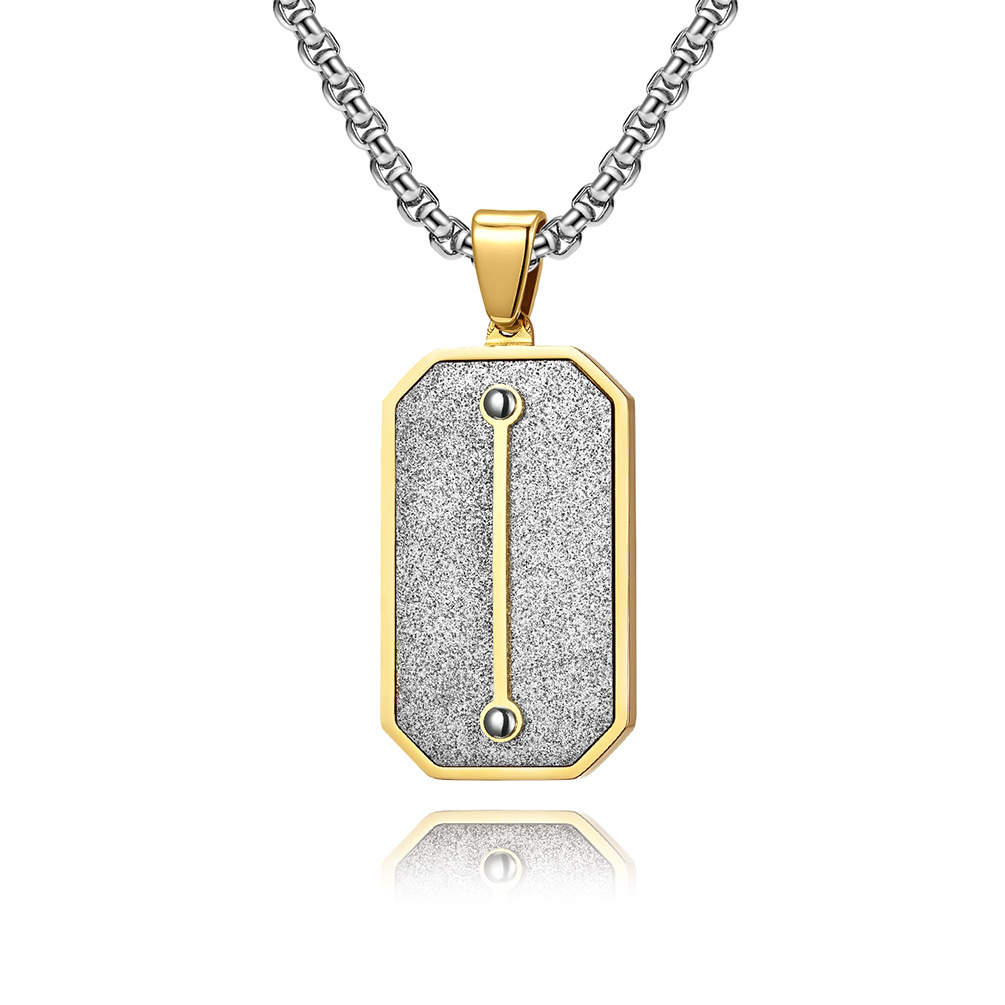 6:gold pendant with chain