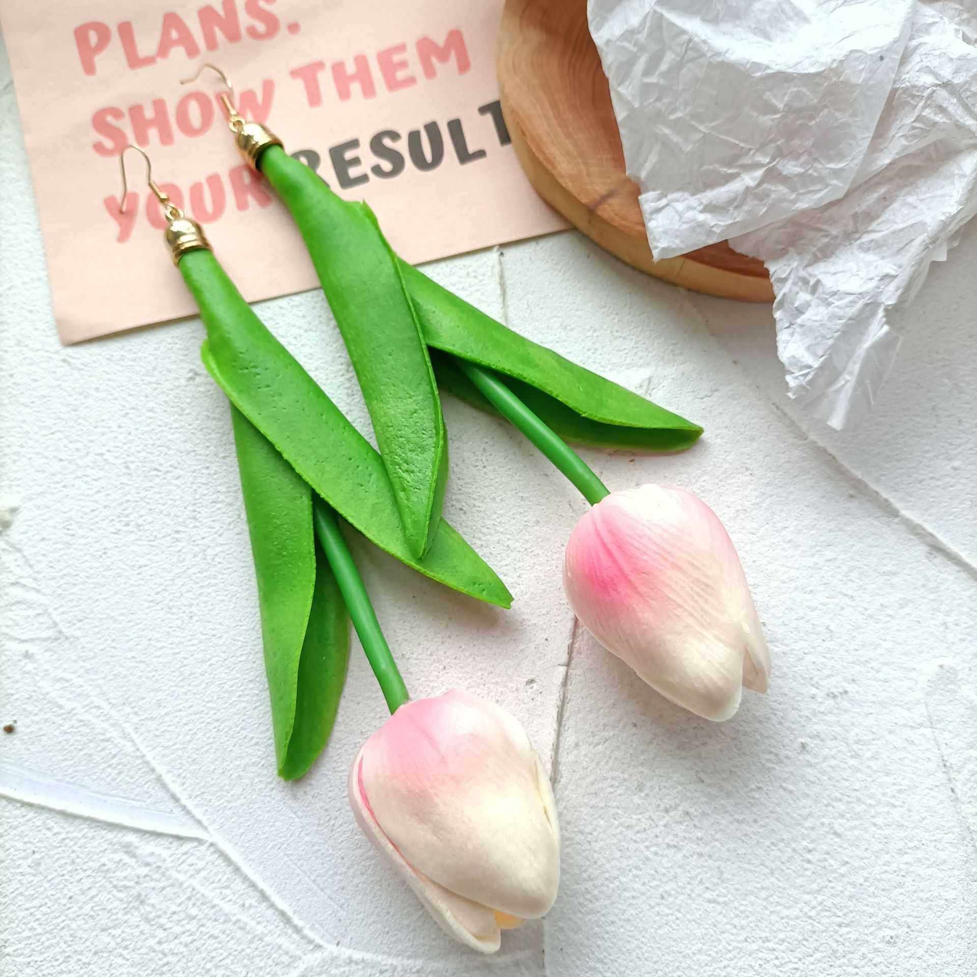 Pink alloy ear hook