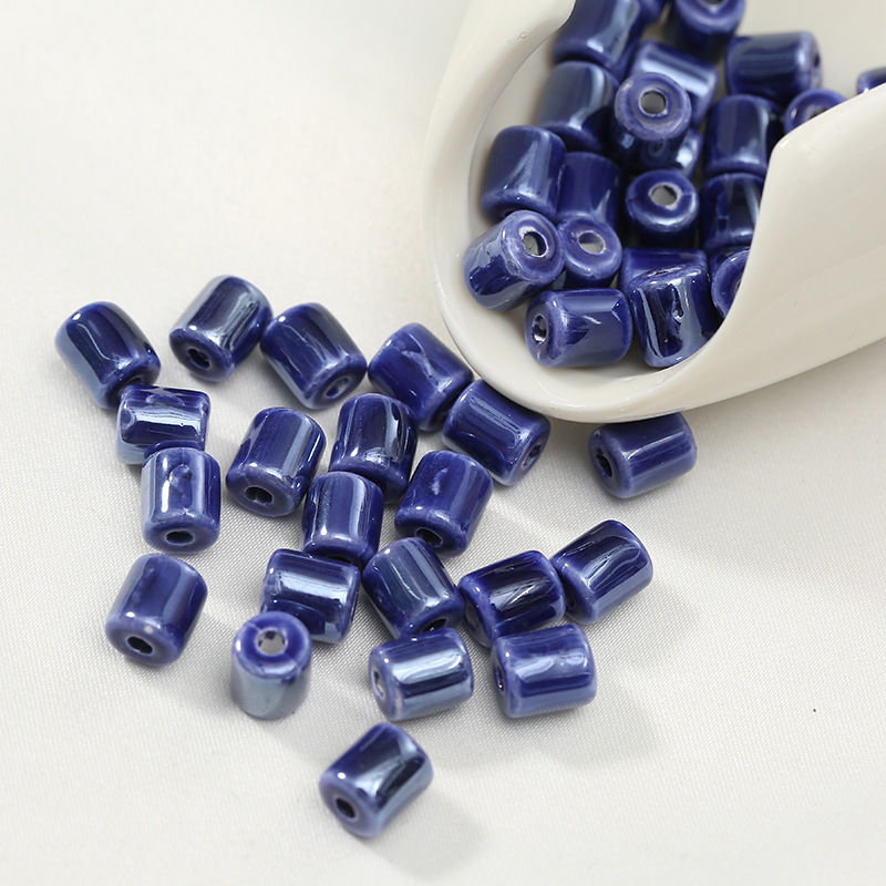 Sapphire blue large (6x7mm) about 41 pieces