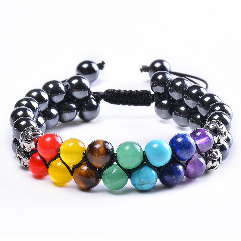 3:Double Layer Black Magnet Bracelet