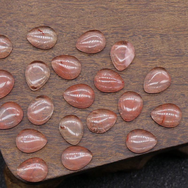 Watermelon red single compound Cherry Quartz