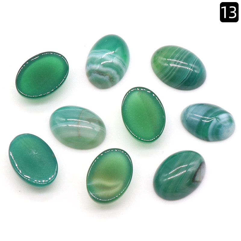 13 green agate