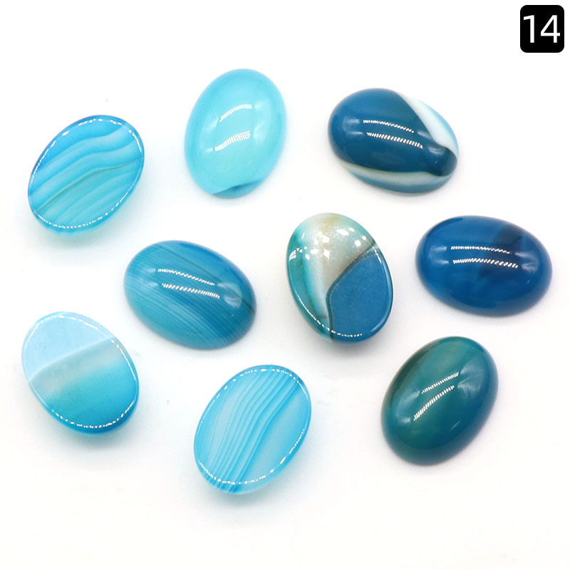 14 blue agate