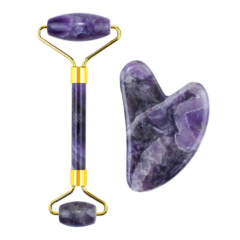 Amethyst roller + scraping board