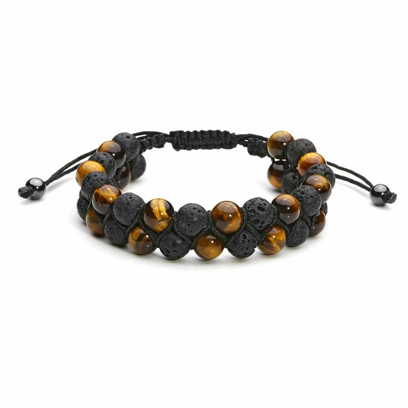 Double Layer Tiger's Eye Bracelet