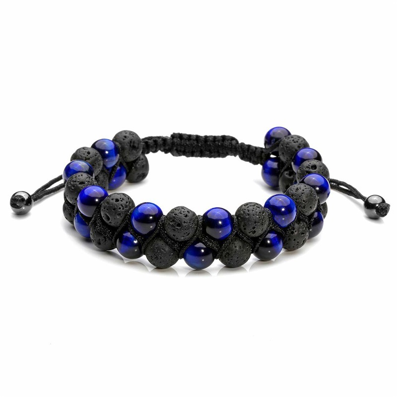 Double Layer Lapis Lazuli Bracelet