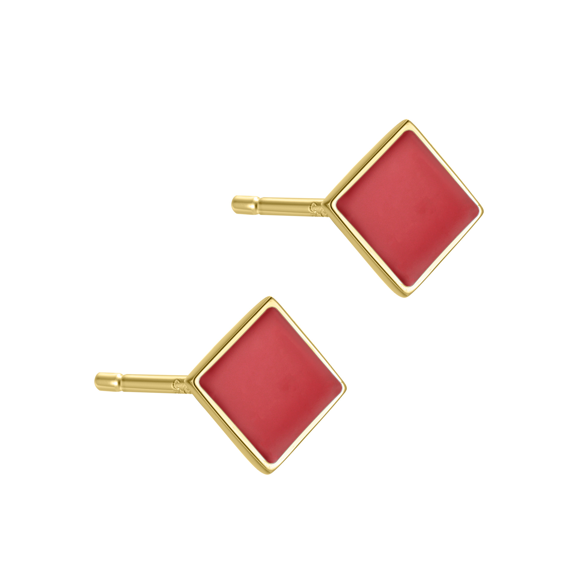 1:gold color plated with red